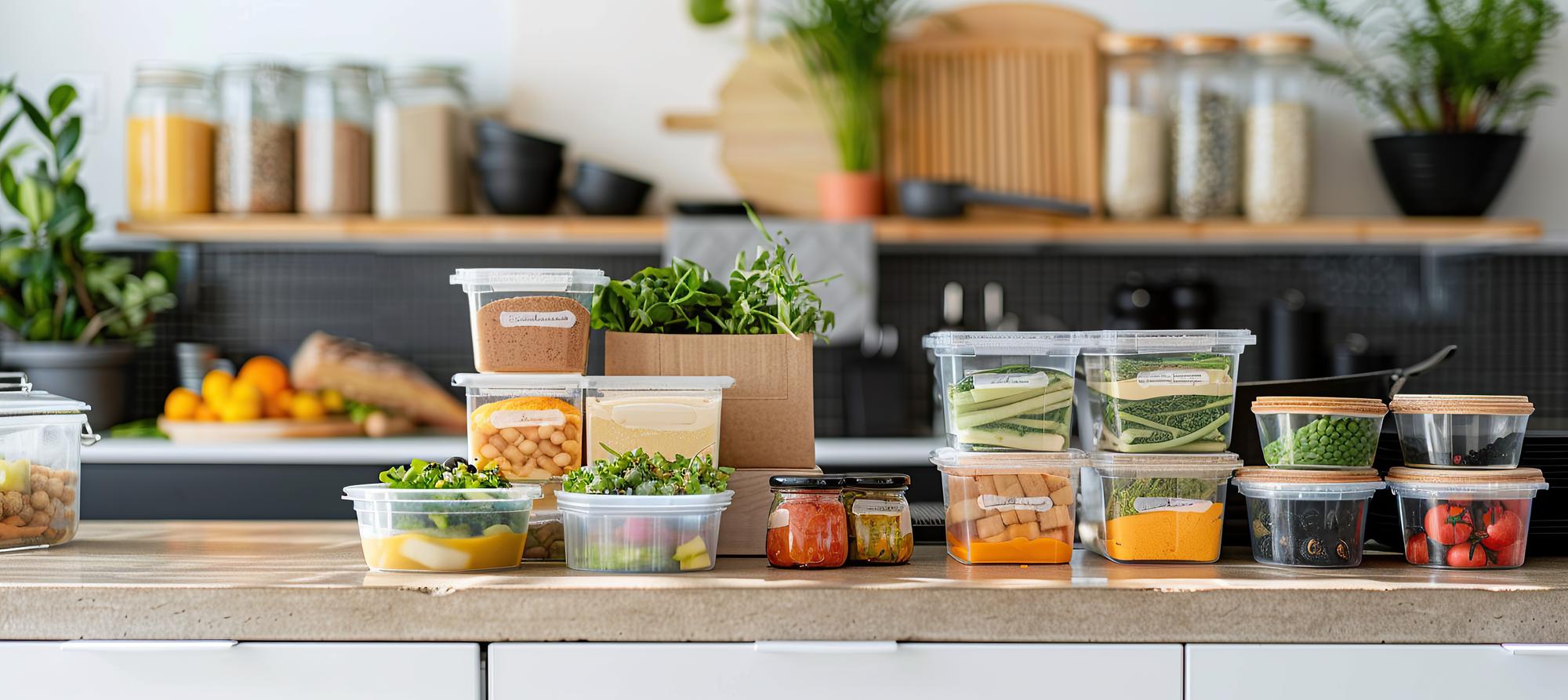 Packaging and labeled containers ready